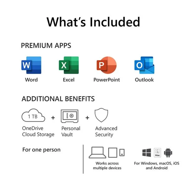 Microsoft personal 1 person