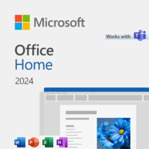 Microsoft Office Home 2024 for Windows and Mac including Word, Excel, and PowerPoint