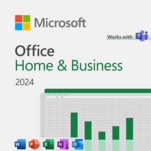 Microsoft Office Home 2024 for Windows and Mac with access to Word, Excel, and PowerPoint