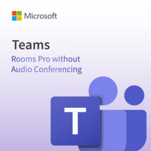 Modern conference room with Microsoft Teams Rooms Pro setup, excluding audio conferencing hardware