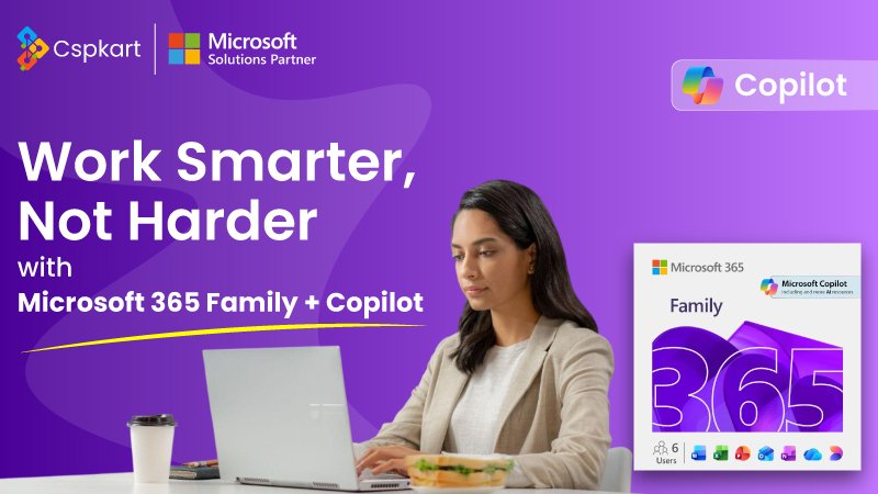 Microsoft 365 Family Subscription One Plan for Productivity, Security & Cloud Storage